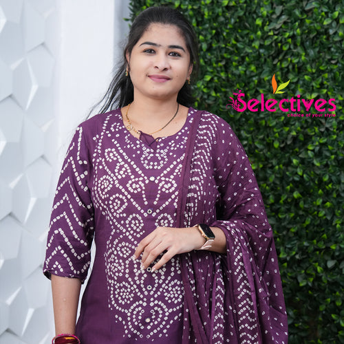 Bandini Celebrity Style Cotton Set with Palazzo