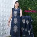 Hineck Cotton Set with All-Over Thread Work