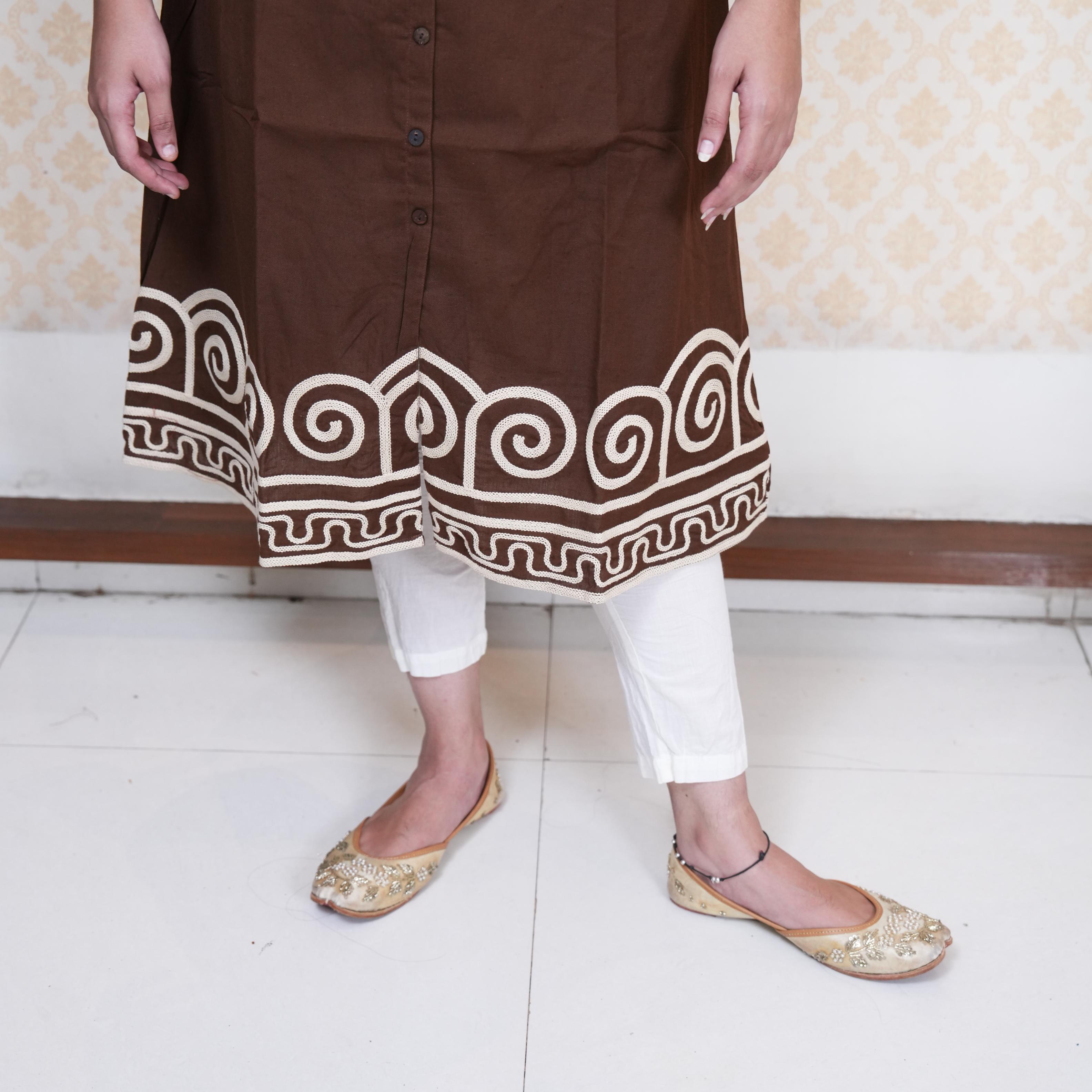 Indo-Western Rope Work Frock