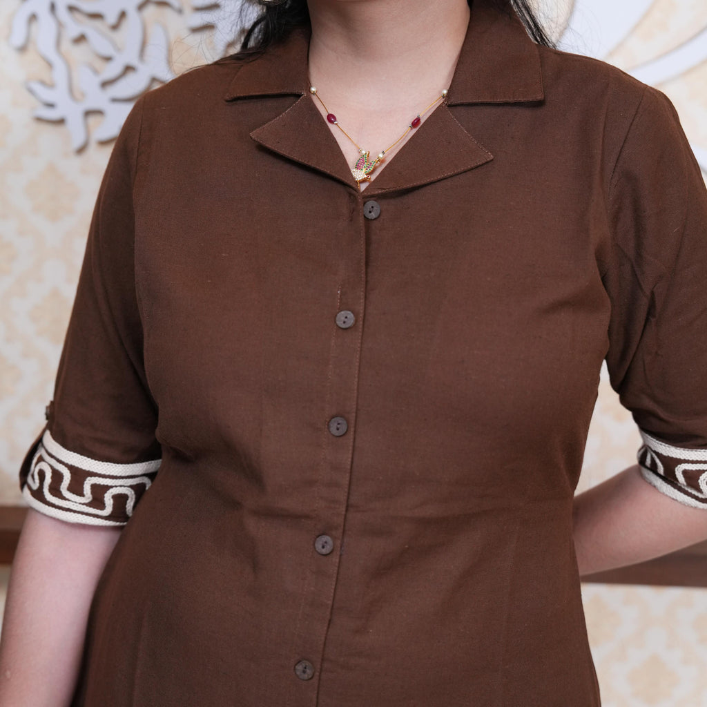 Indo-Western Rope Work Frock