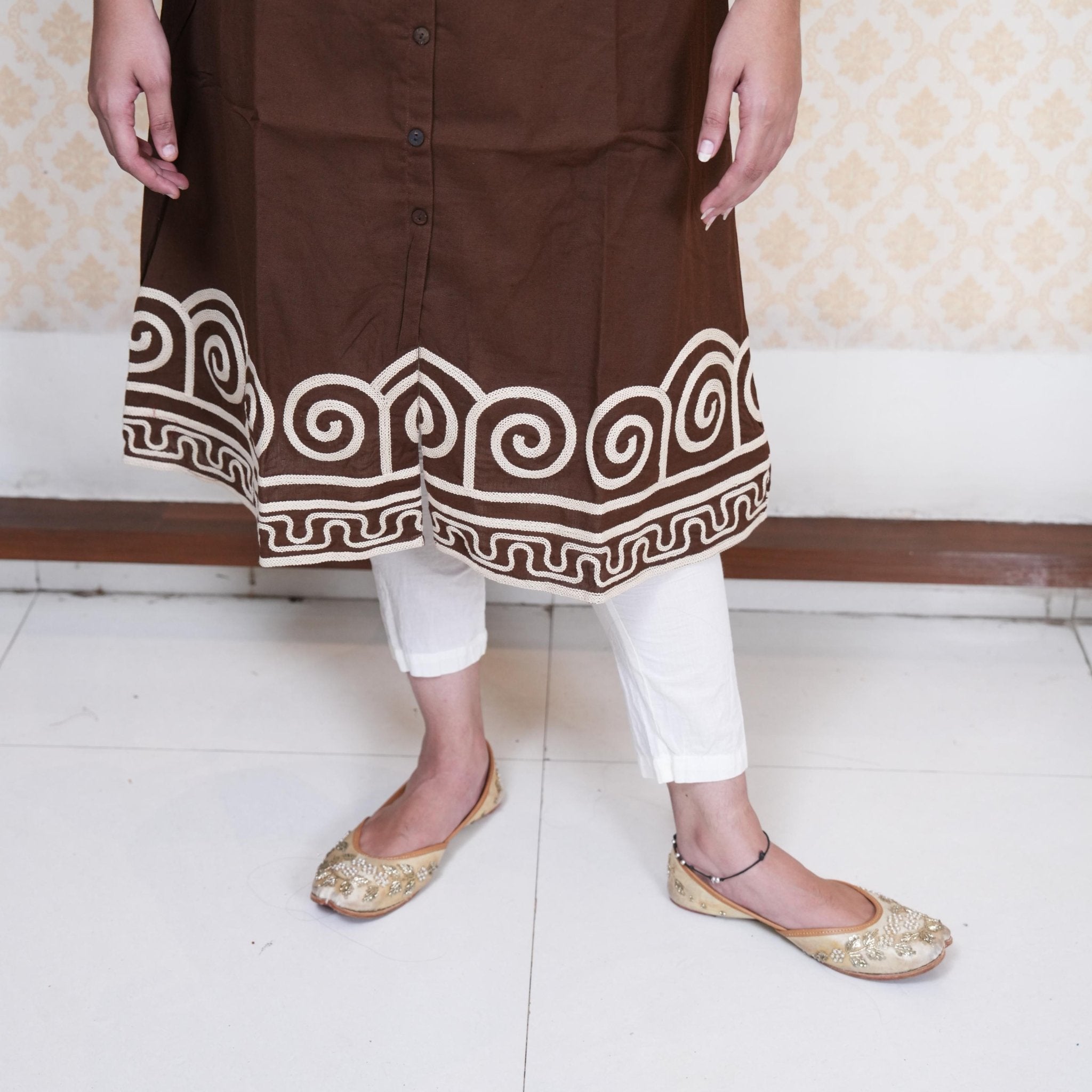 Indo-Western Rope Work Frock