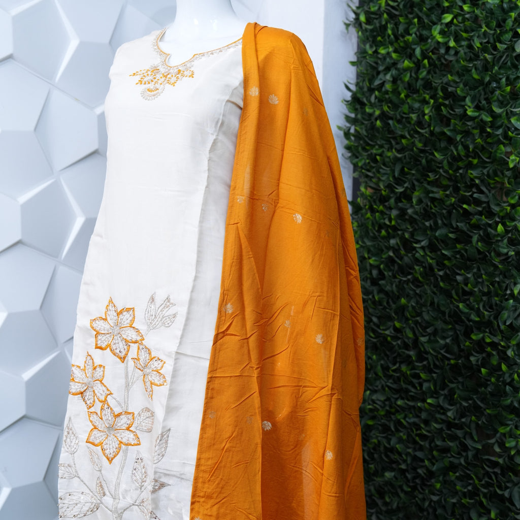 Party & semi party wear farsi with banaras dupatha