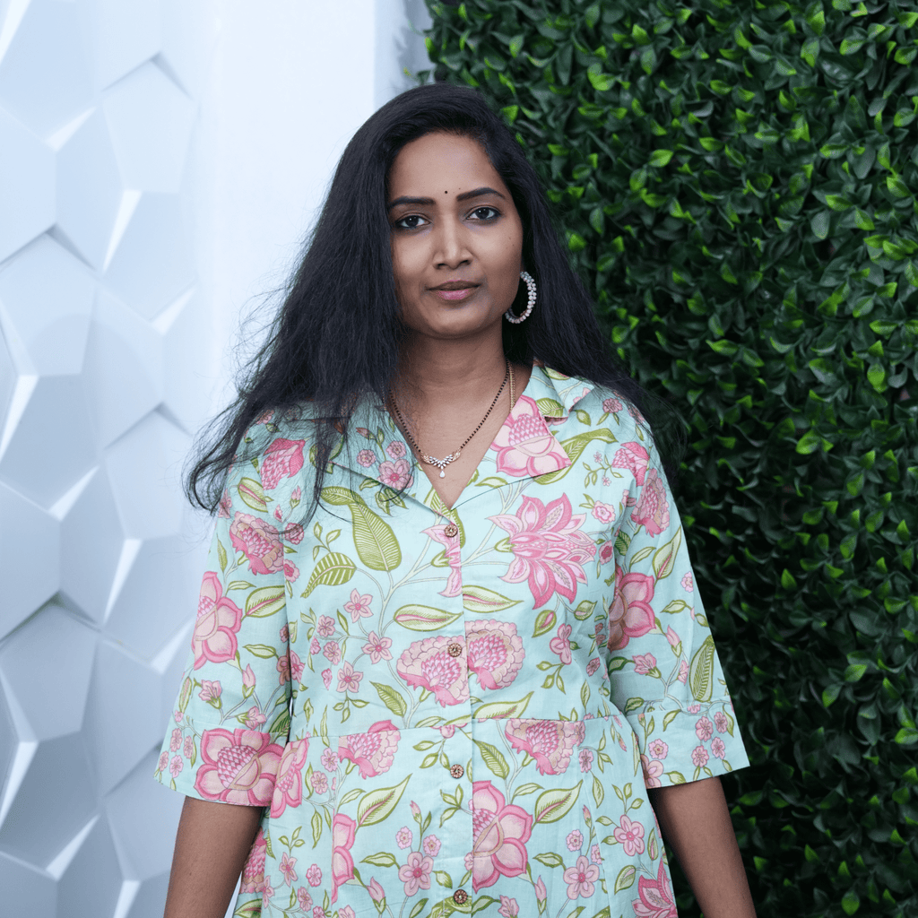 Premium cotton Floral Printed Kurta