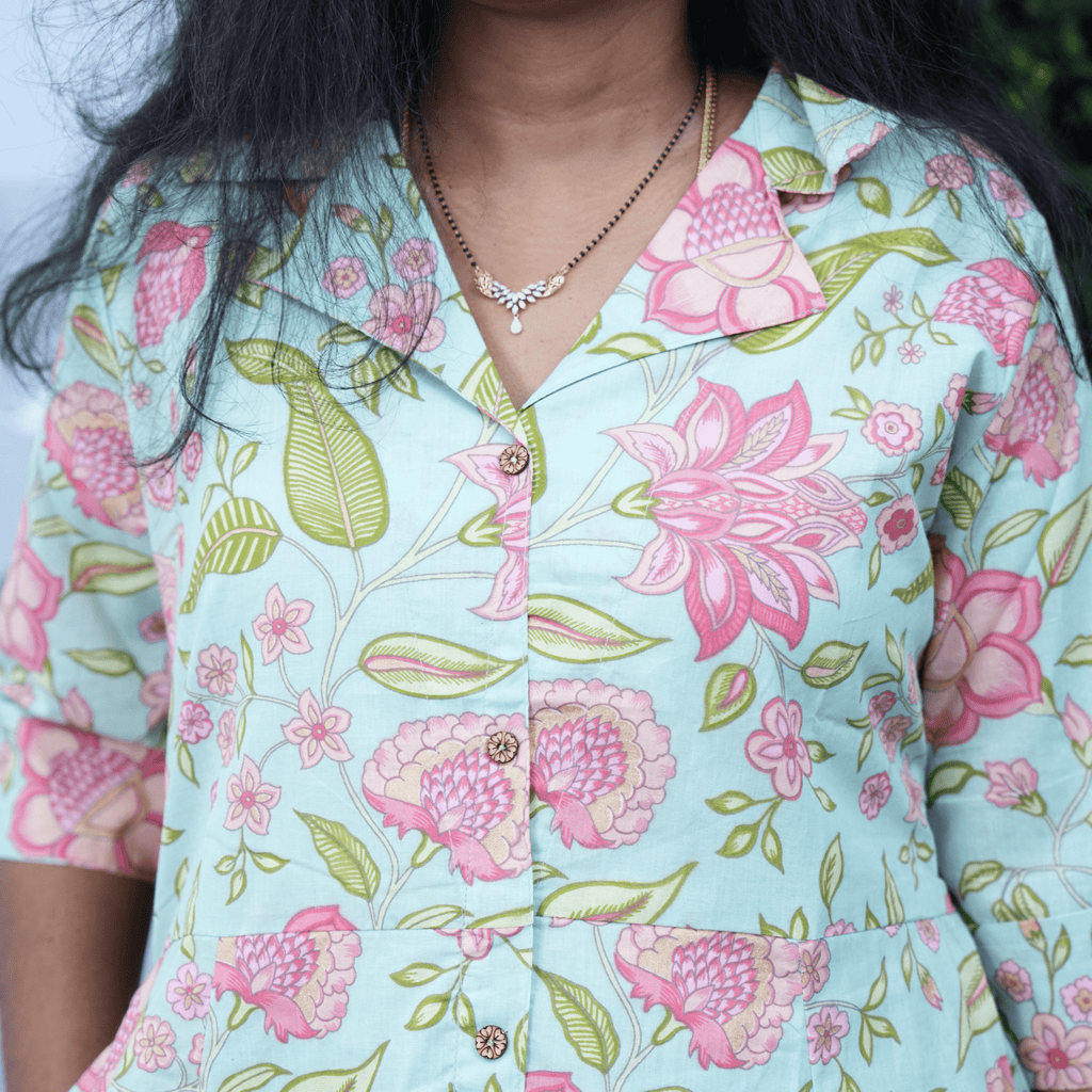 Premium cotton Floral Printed Kurta