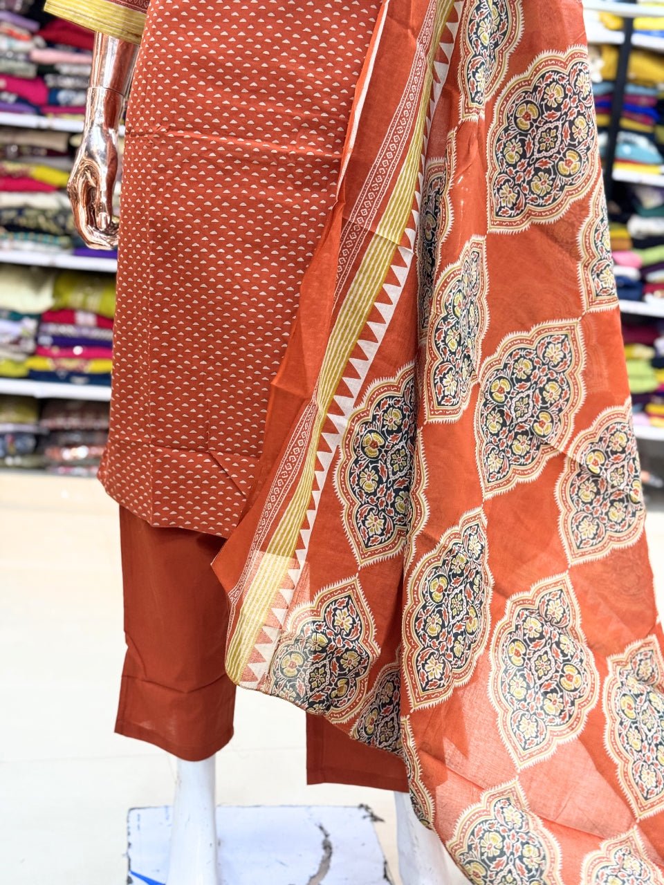 Printed Kurta Set with Dupatta