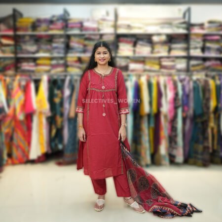 3 piece cotton Kurta Set