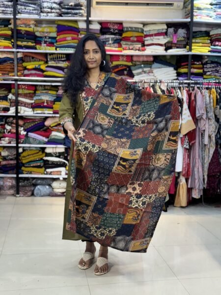 Mehandi Green 3 Piece Anarkali Set for Women | Elegant Ethnic Wear